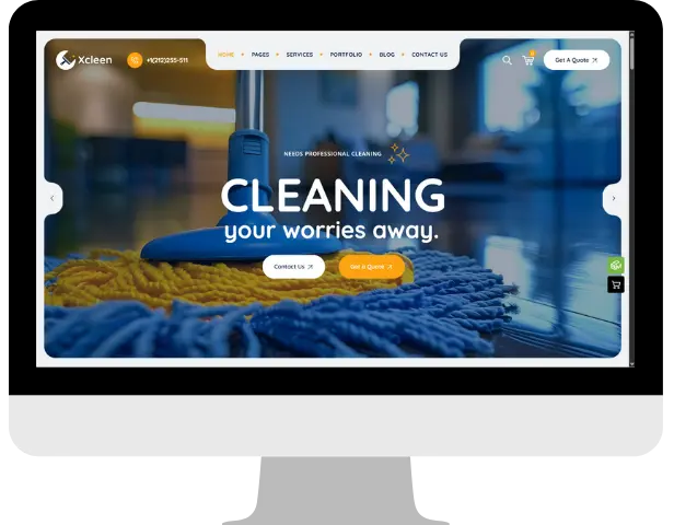 Cleaning Company website - web design Kenya - Chochabyte