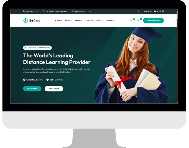 Online University website - web design Kenya - Chochabyte