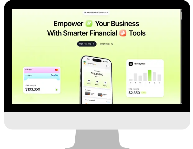 Fintech Website - web design Kenya - Chochabyte