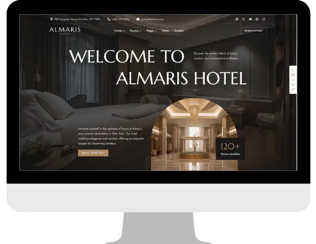 5 Star Hotel website - web design Kenya - Chochabyte