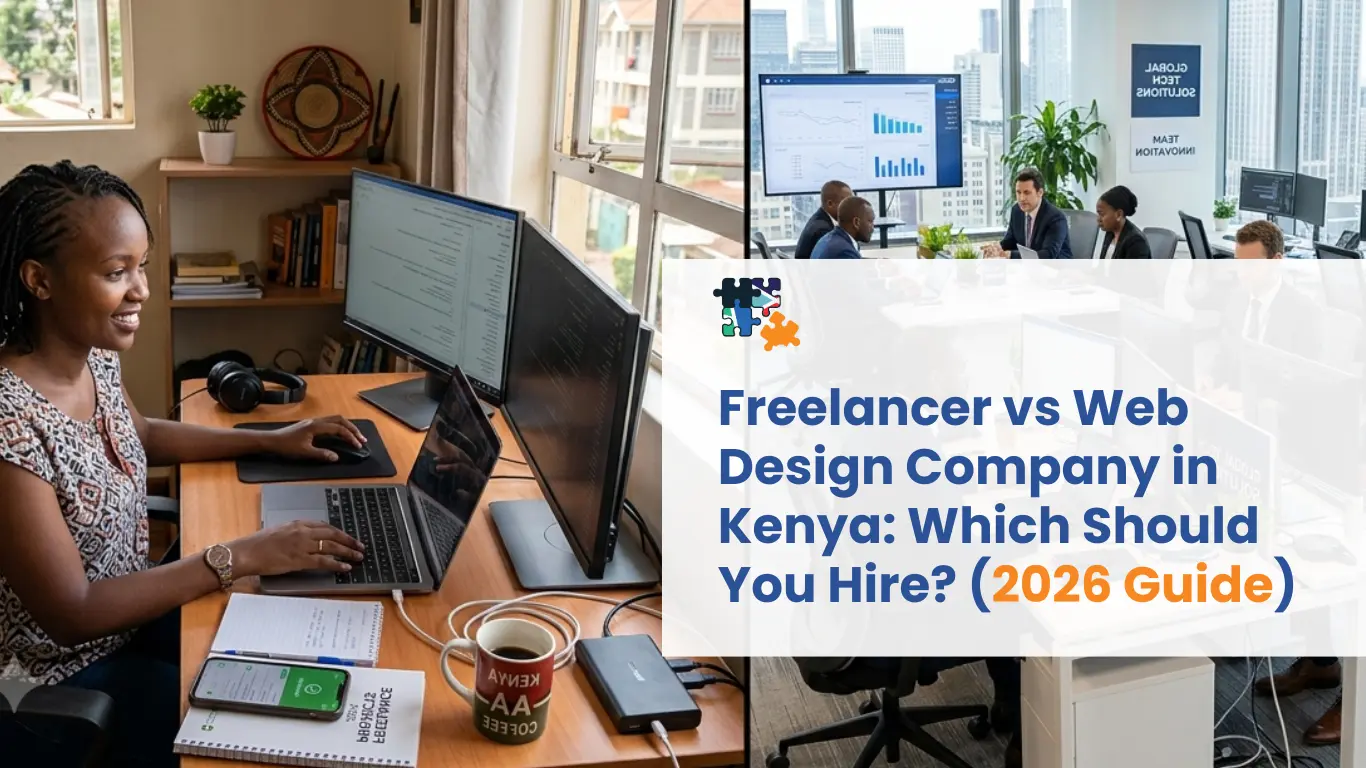 freelancer vs web design company Kenya